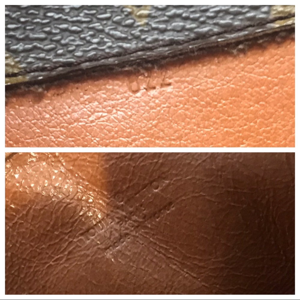 Louis Vuitton Brown Monogram Clutch with Tan Strap - Picture 6 of 8